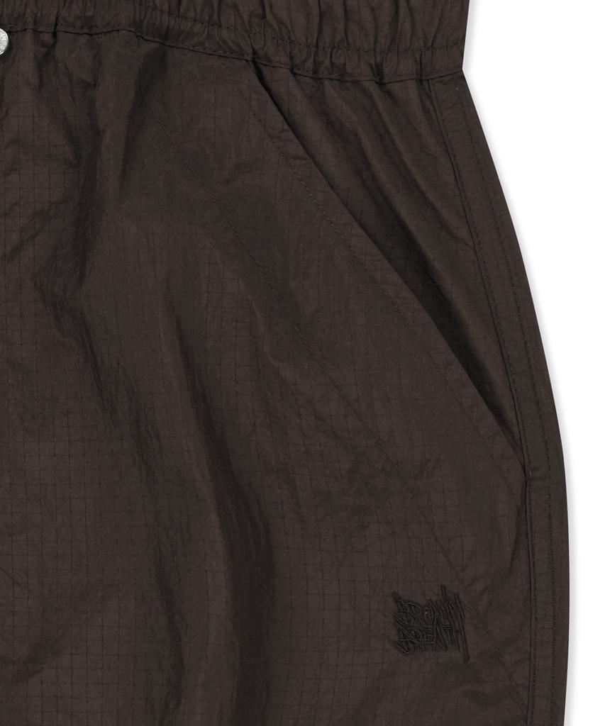 BROWNBREATH Tag Double Knee Nylon Pants - Brown