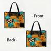 Sunflower Patchwork Casual Tote Bag Large Capacity Daily Handbag for Women
