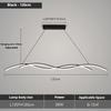European Modern Minimalist LED Chandelier Indoor Home Living Room Dining Room Bedroom Bar Hotel Decorative Lighting