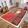 Retro Music 3D Printed Rugs for Bedroom Decoration Vintage Guitar Big Home Carpet Living Room Sofa Table Soft Non-Slip Floor Mat