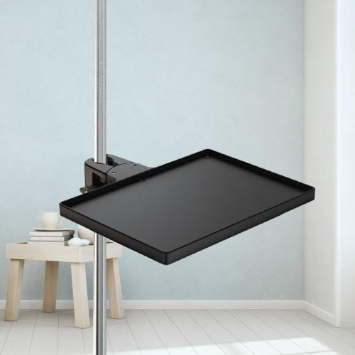 Kioware Universal Microphone Stand Tray, Multifunctional Card Holder, Music Stand Tray, Clip-on Microphone Stand Tray, Sheet Music, Microphone, Access