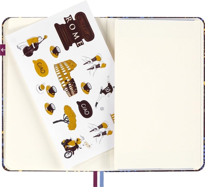 Moleskine LUXE X Moleskine Rome City Notebook, Hardcover, Pocket Size, Lined, CNLCRM