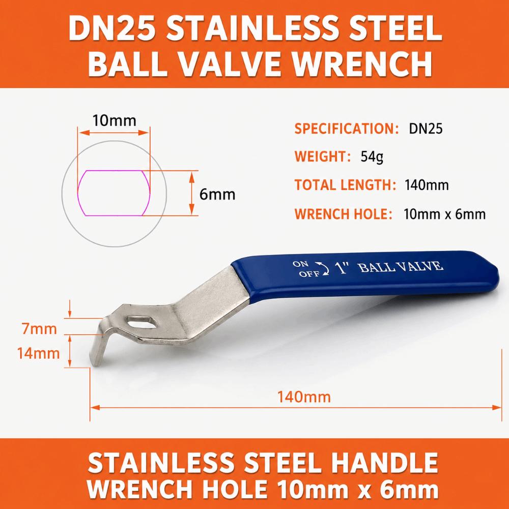 Lever Handle Ball Valve Handle DN15-50 Water Pipe Wrench Valve Accessories Lever Valve Handle