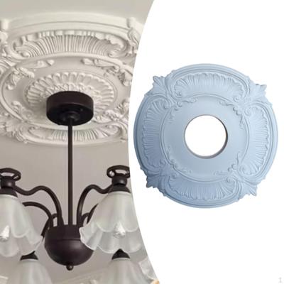 Ceiling Medallion Replacement Easy To Install Retro Decorative Light Cover Plate for