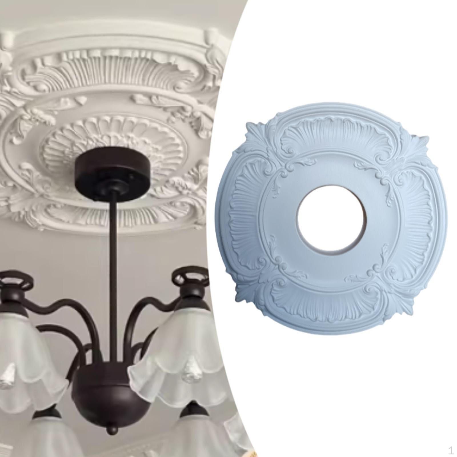 Замена потолочной розетки Легко установить Ретро декоративная накладка на светильник для