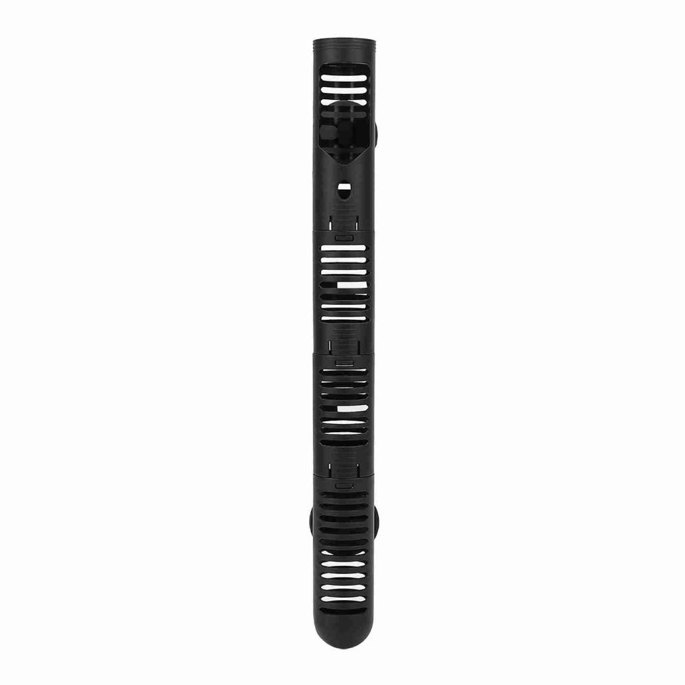 Protective Aquarium Heater Case Plastic Construction Detachable Cover Detachable Heater Cover Suction Cups Included Black