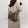 Women's Plush Shoulder Bag Large Capacity Tote Bag