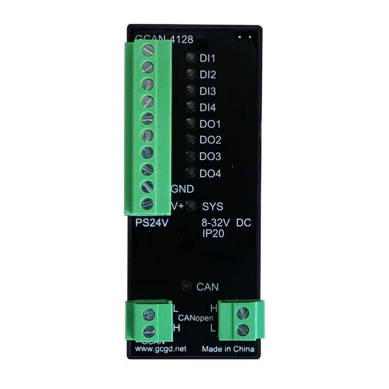 GCAN CANopen Digital Remote I/O Module