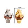 1/4 Inch Pickup Output 6.35Mm Electric Guitar Pickup Stereo Jack Input Plug Socket Brass For Pedal Guitar Female Connector Parts