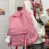 Schoolbag1011 Spring Cute Plaid Schoolbag Female Junior High School Student Japanese Small Fresh Backpack Sweet Girl Backpack