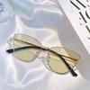 Multicolor Cat Eye Sunglasses Zinc Zinc Alloy Frame Big Frame Sun Glasses Vintage UV400 Eyewear  Selfie