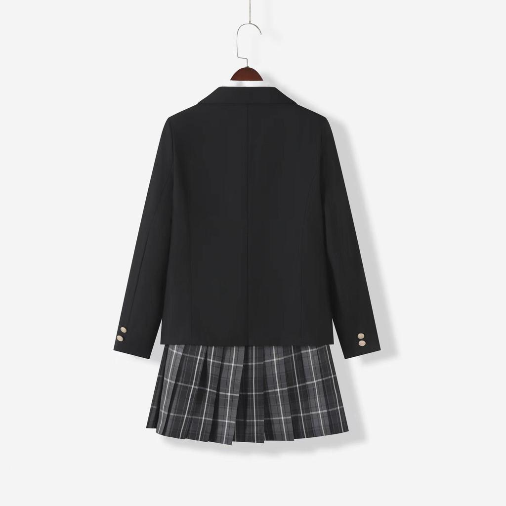 Cappotto Uniforme Studentesca JK Originale in Stile Giapponese - Vestibilità Petite, Completo Occidentale Ispirato all'Accademia Autunnale
