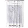 LISM Thickened Polyester Shower Curtain