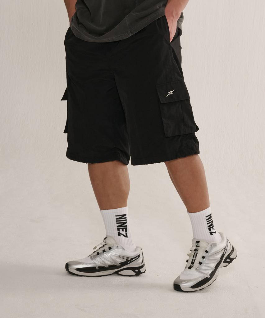 NINEZ [2Pack] Pintuck Semi-Wide Cargo Shorts 25Spt02