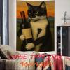 Funny Fashion Dog Cat Art Tapestry Decoration Bedroom Dormitory Background Cloth Holiday Home Party Living Room Club Tapestry