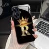 For Realme C55 4G Case Fashion Letters Hard Tempered Glass Back Covers For Realme Narzo N55 NarzoN55 C55 RMX3710 Phone Shell