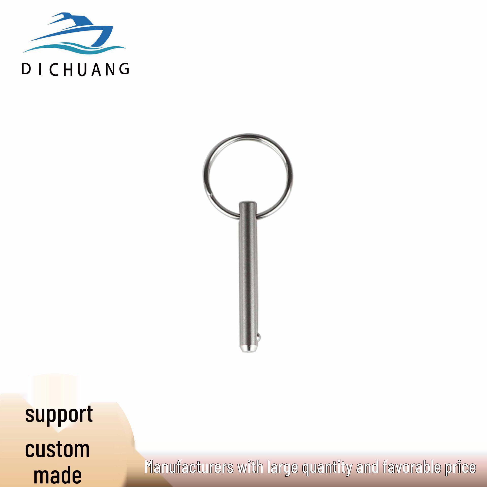 316 Stainless Steel Marine Hardware Spring-Loaded Locking Pin with Pull Ring