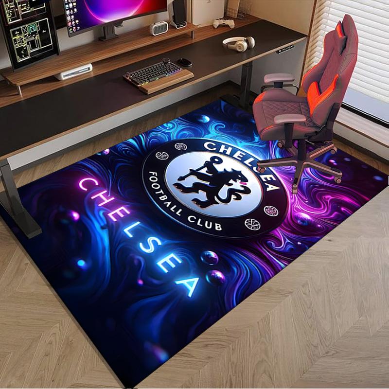 Football Club Emblem lion Carpet, Chair Rug,Rug for Office Bedroom living rooms, Doormat decor Fan Gift Christmas Gift