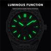 FORSINING Original Designer Luxury Man Vintage Watch Date Automatic Movement Mechanical Clock Stainless Steel Skeleton Military
