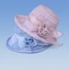 Women's Breathable Sun Hat with Delicate Flower Decoration Foldable and Convenient for Everyday Wear and Travel