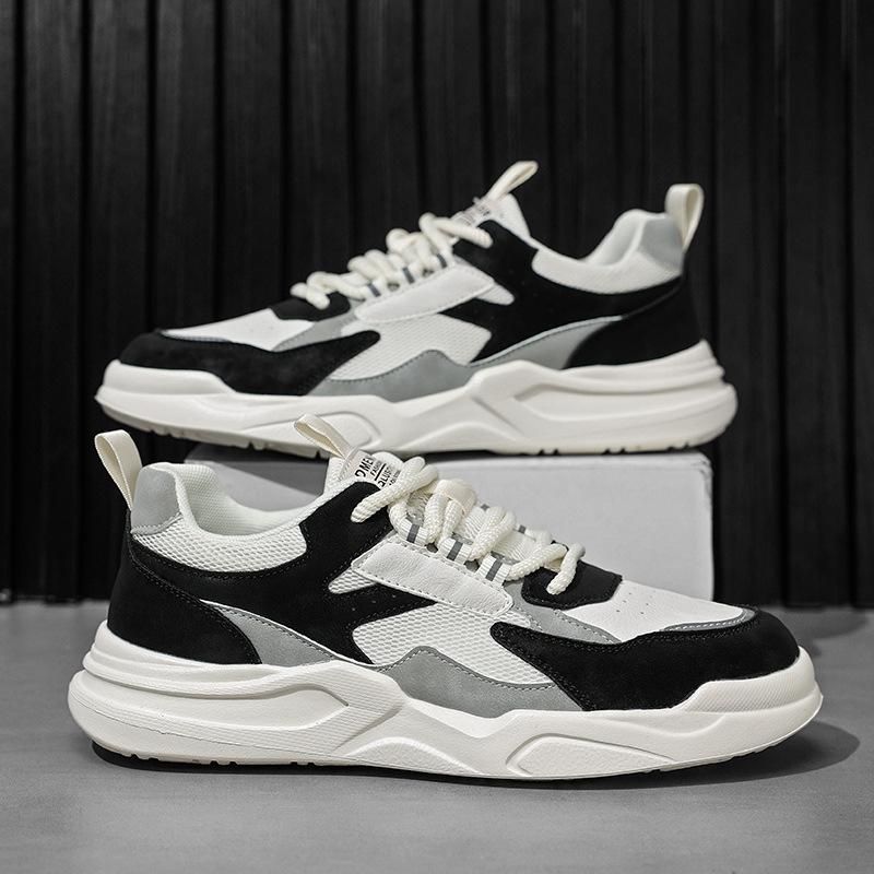 Men's Shoes New Summer Mesh Breathable Versatile Casual Sports Board Shoes Youth Niche Versatile High-end Trendy Shoes