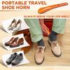 Plastic Shoe Horns 7.3 Inch portable Travel Spoon Shoe Horn Snap-Proof Flexible Shoe Lifter for Men Women kids older Shoe Tools