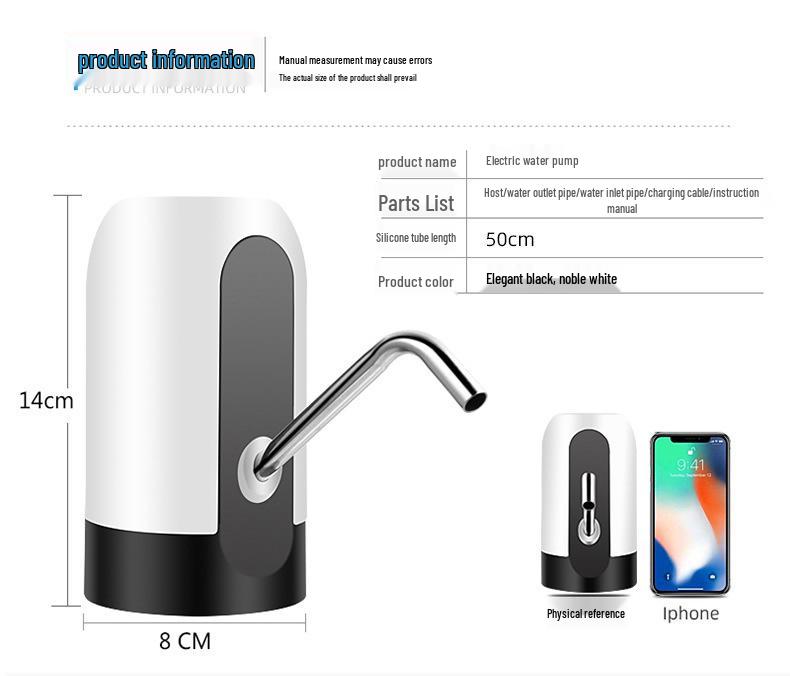 Elektrický dávkovač vody 012 – Automatické sací čerpadlo pro galonové barely