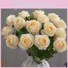 Single Rose Anna Stem Artificial Flower For Romantic Gift Presentations