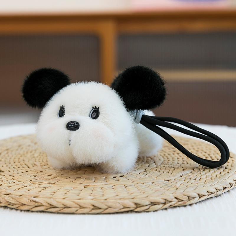New Cute Little Rabbit Plush Pendant DIY Jewelry Backpack Hanging Keychain Ornament Gift for Girls