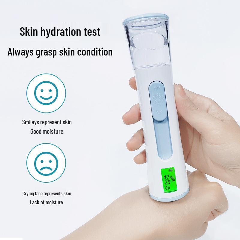 Nano Spray Rechargeable Facial Steamer & Humidifier - Double Spray Cold Mist Beauty Device
