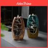 Chic Ceramic Backflow Waterfall Smoke Incense Burner For Peaceful Office Environments