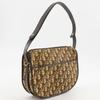 Dior Trotter Shoulder Bag CD logo vintage Brown canvas Women Used