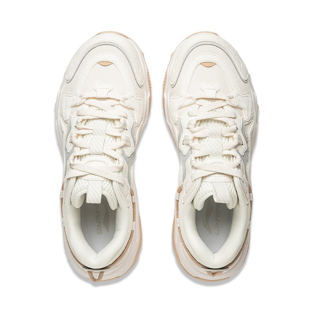 New LiNing Cat's Claw Lite 2 Cushioning, Wear Resistant Low top Casual Shoes Men's Ecru AGCU449-1