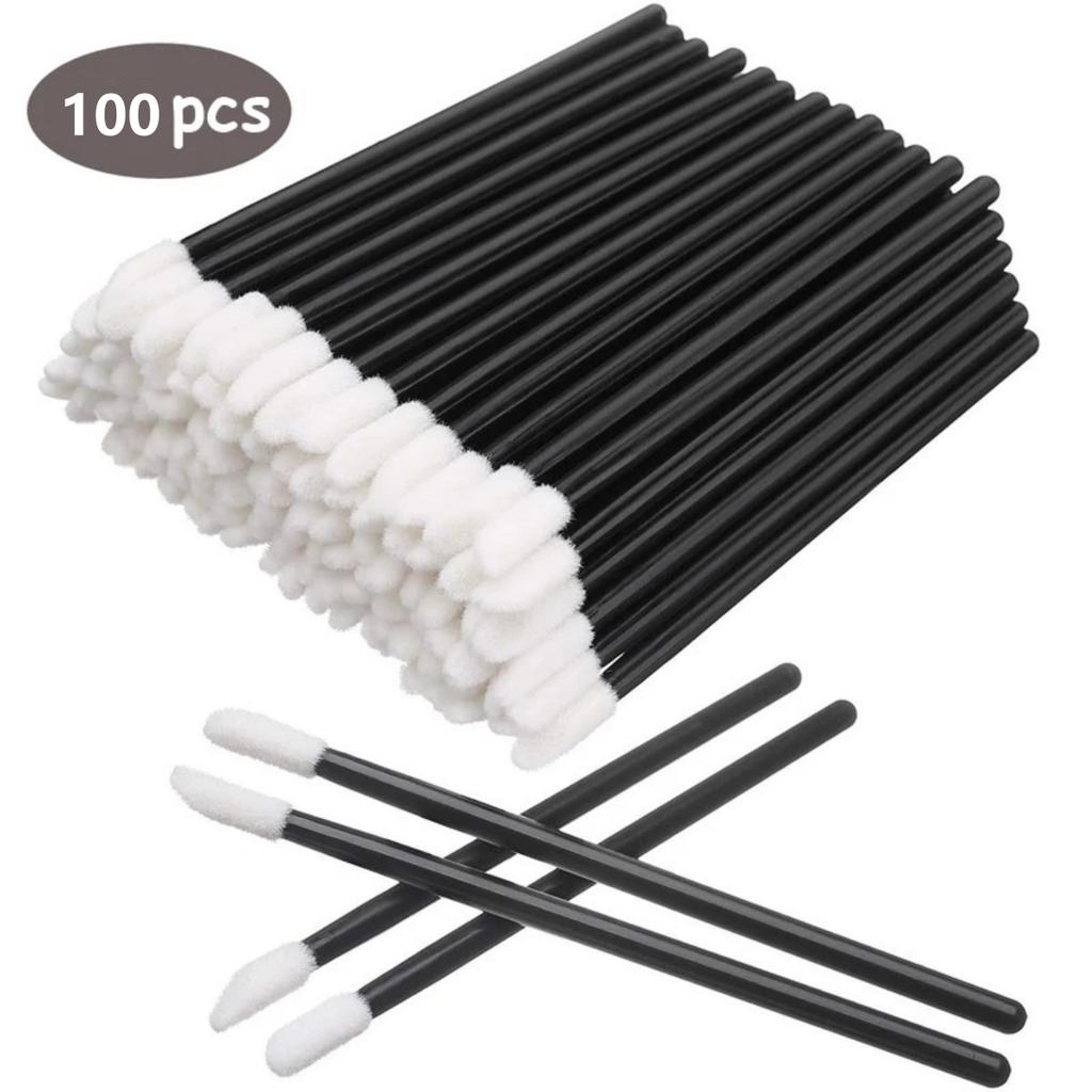 Cosmetic Makeup Tool 50/100 Sposable Lip Brush Eyelash Makeups Microbrush Lash Extension Mascara Applicator Lipstick Wands Set