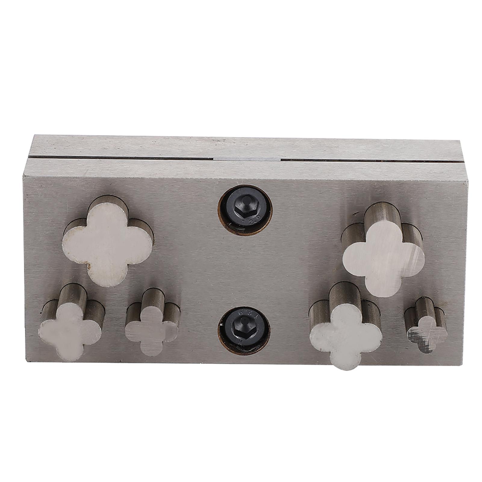 

Набор дисков для пробивки отверстий, стальная пластина Lucky Clover, пробивные инструменты для ювелирных изделий