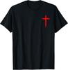 Brauche Gebet Klopf mir auf die Schulter Kreuz Bibelvers 2 Seiten T-Shirt Unisex T-Shirt