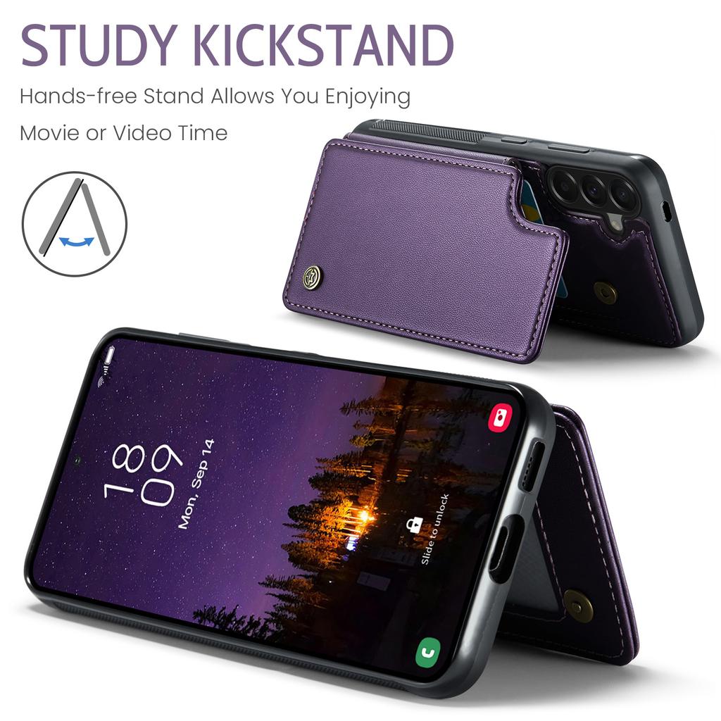 Caseme PU Leather RFID Wallet Case For Samsung Galaxy A57 A56 A37 A36 A17 A16 Card Holder Kickstand Shockproof Phone Cover