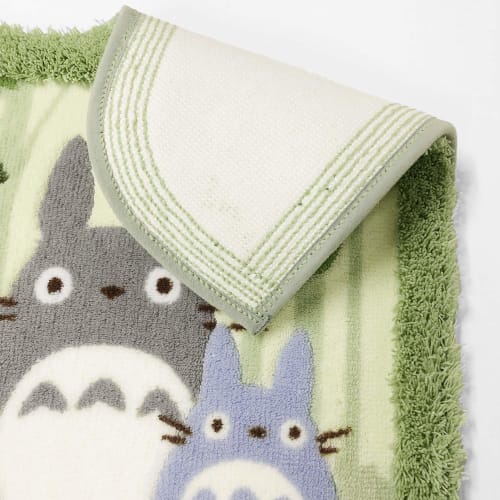 Senko My Neighbor Totoro Friends Long Toilet Mat, Approx. 80 x 60 cm, Green, Antibacterial and Odor Resistant, Made in Japan, Character Design 37147