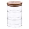 Salad Serving Utensils Multi-layer Storage Tank Container Glass Bowl Canister Jars with Lids Snack Containers