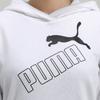 Puma Felpa Amplificata con Nastro Logo Top da Donna Bianco 586595-02