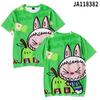 2025 New Labubu Summer Trendy Loose Fashion T-shirt Women's Daily Comfortable Short Sleeve Children's Casual Round Neck Shirt