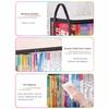 Tragbare Reißverschluss Comic-Aufbewahrungstasche Stapelbar Transparent Klare Tasche Griff Staubdicht Faltbare Tasche Schüler