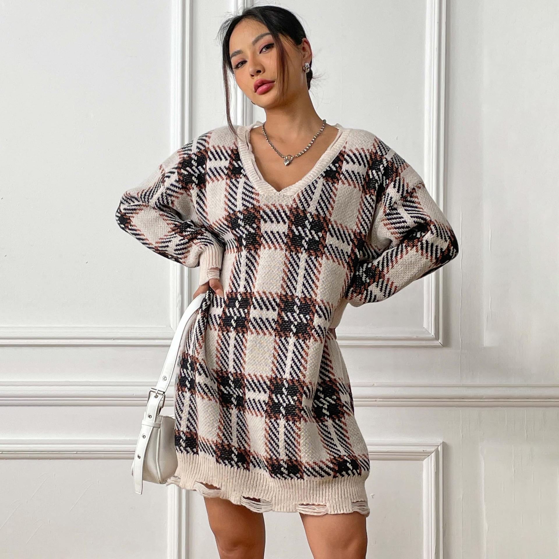 Женское платье-свитер на осень и зиму — фото 3