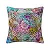Custom Bohemia Ethnic Mandala Flower Cushion Cover 45x45 Cm Polyester Throw Pillow Case For Sofa Decoration Bedding Pillowcase
