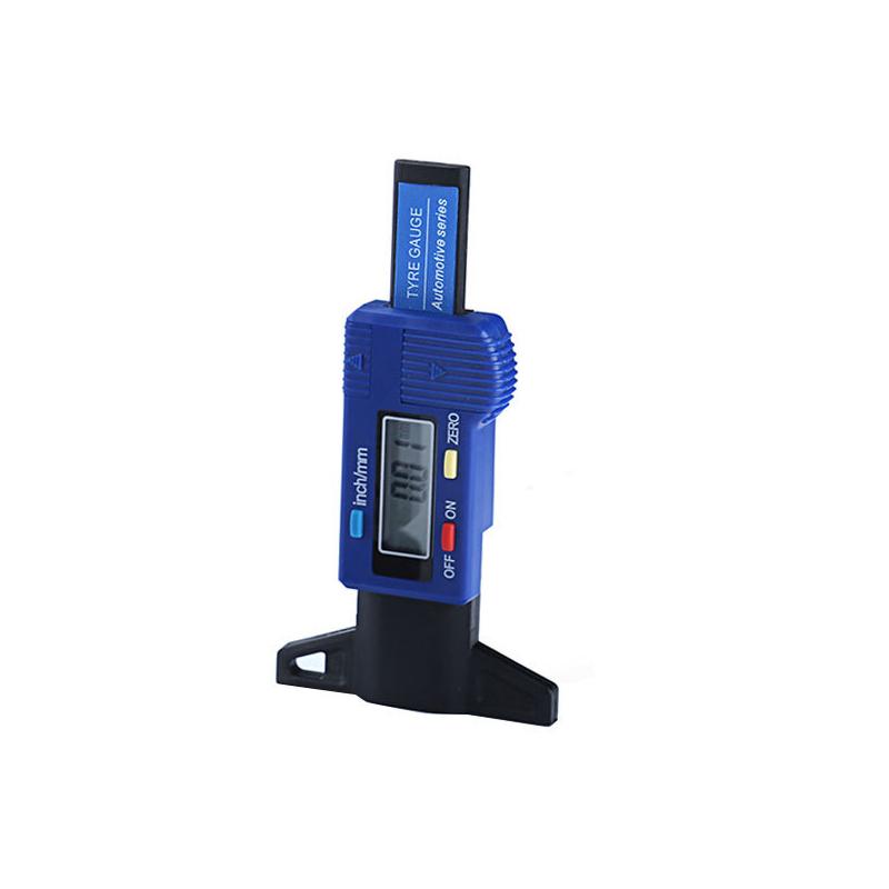 Digital Depth Gauge Caliper Tread Depth Gauge LCD Tire Tread Gauge for Car/Vehicle Tire 0-25mm Measuring Tool Car Tyre Repair