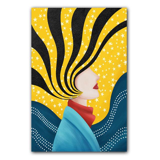 

Северная фигура картина маслом модель акварель абстрактное искусство холст картина гостиная коридор офис украшение дома фреска без рамки 21*30cm No Frame