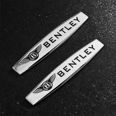 Adesivi Decorativi Distintivi Decalcomanie per Carrozzeria Auto in Metallo 3D Per Bentley Flying Spur Continental GT Bentayga Mulsanne Accessori Auto
