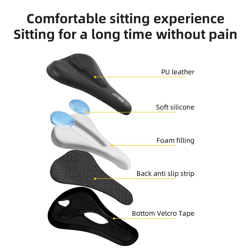 Coprisella Morbido Gel Antiscivolo Impermeabile Cuscino Imbottito Sportivo Bicicletta Outdoor Assorbimento Urti Coprisella Imbottito
