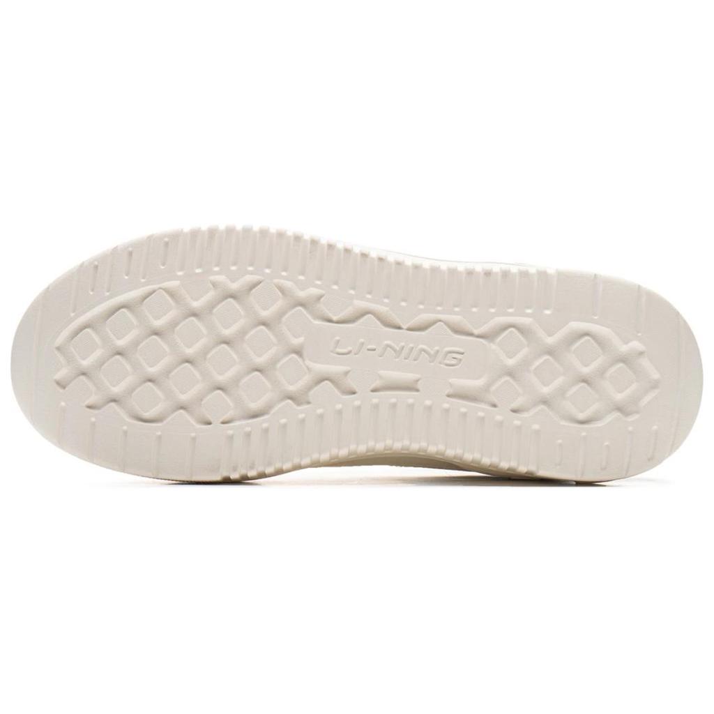 Li Ning Qing Yun Classic Retro Soft Comfortable Thick Sole Height Increasing Rebound Shock Absorption Wear Resistant Low Top Skate Shoes AGCU308-3