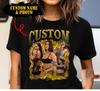 Personalisiertes Bootleg T-Shirt, Collage Vintage 90er Individuelles Design 90er Bootleg Oberteil